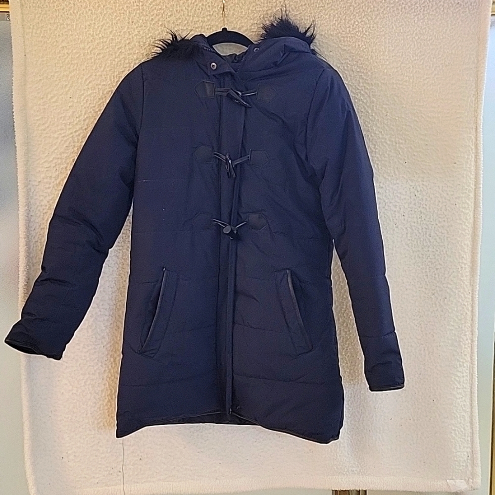 Atmosphere Puffer Jacket | Women's 8 | Navy Blue
